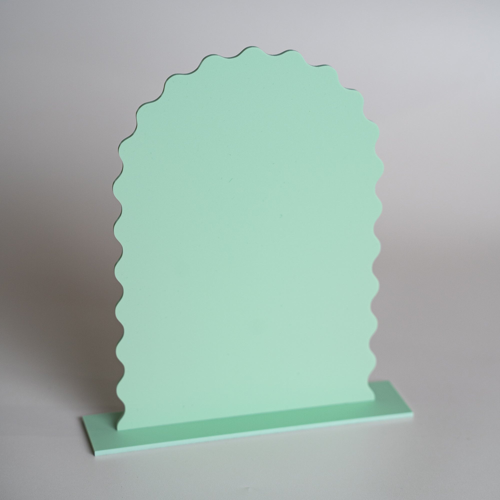 Wavy Arch Acrylic Sign & Stand Combo