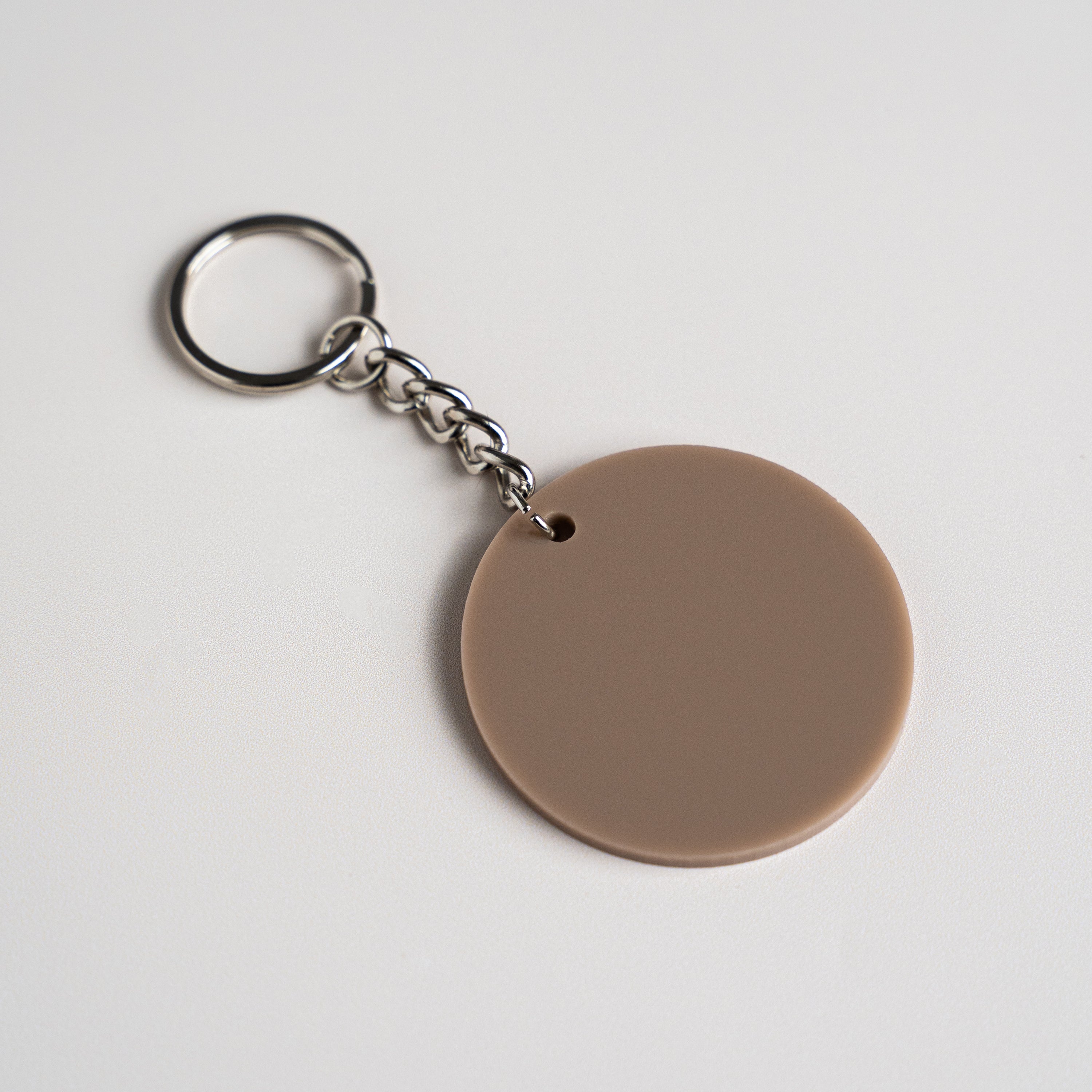 Circle Acrylic Key Rings