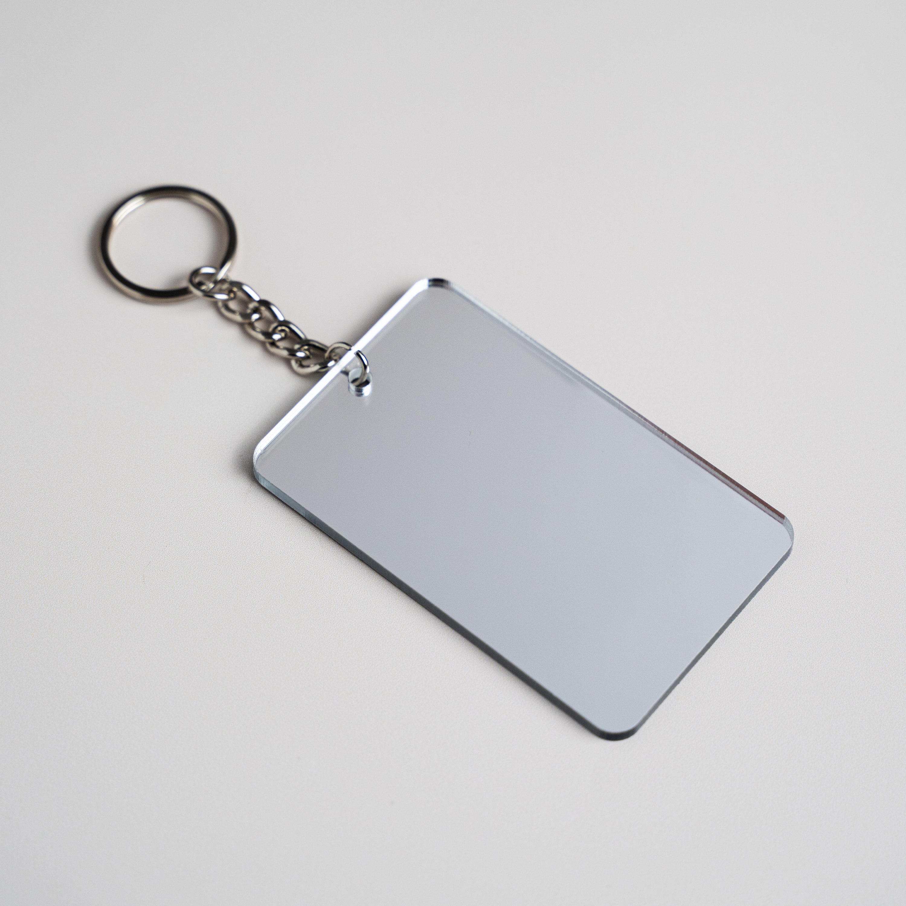 Rectangle Acrylic Key Rings