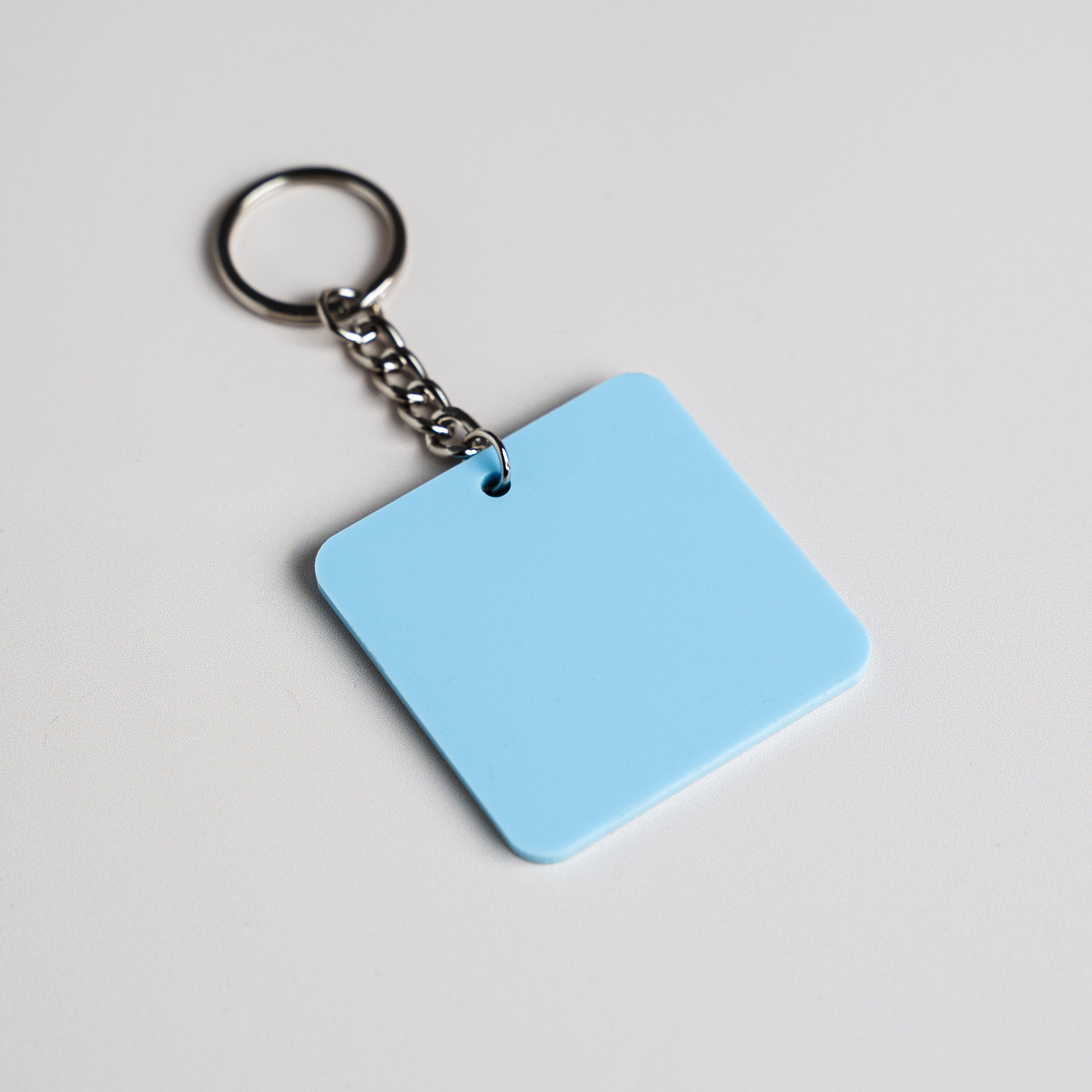 Square Acrylic Key Rings