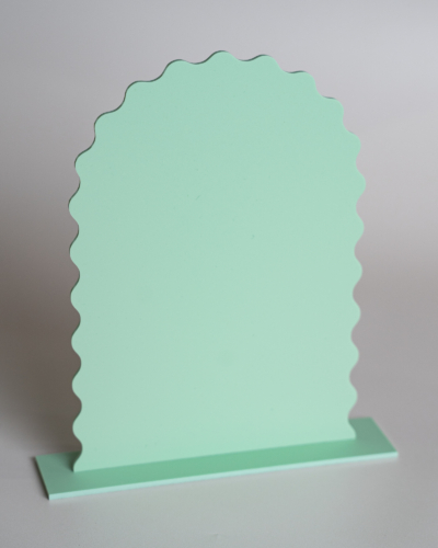 Wavy Arch Acrylic Sign & Stand Combo